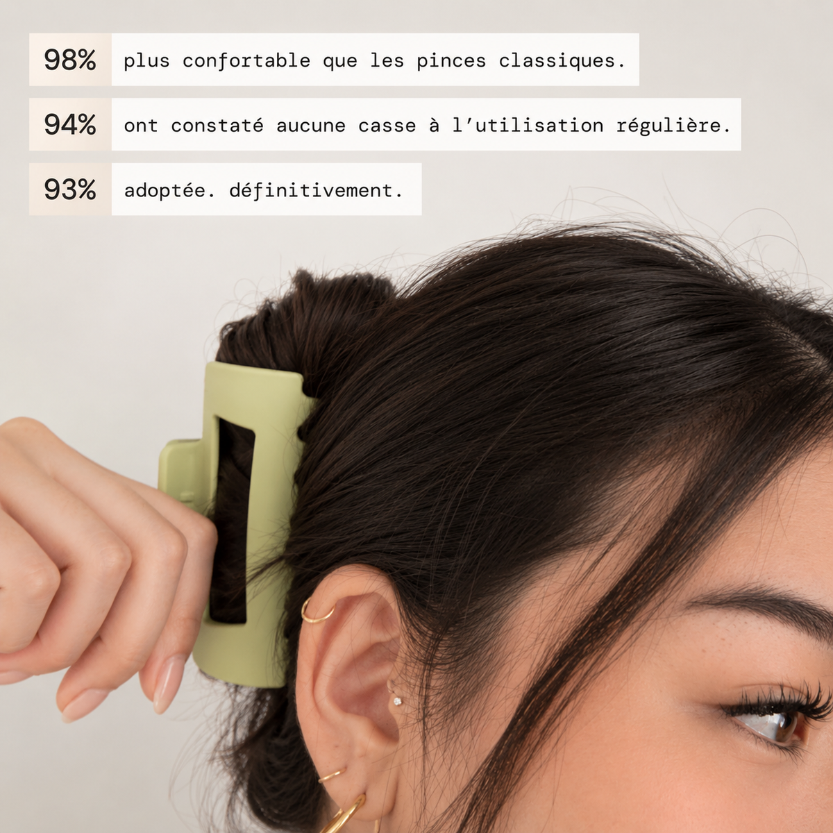 Nuage - Pince à cheveux ultra-flexible | YUNE